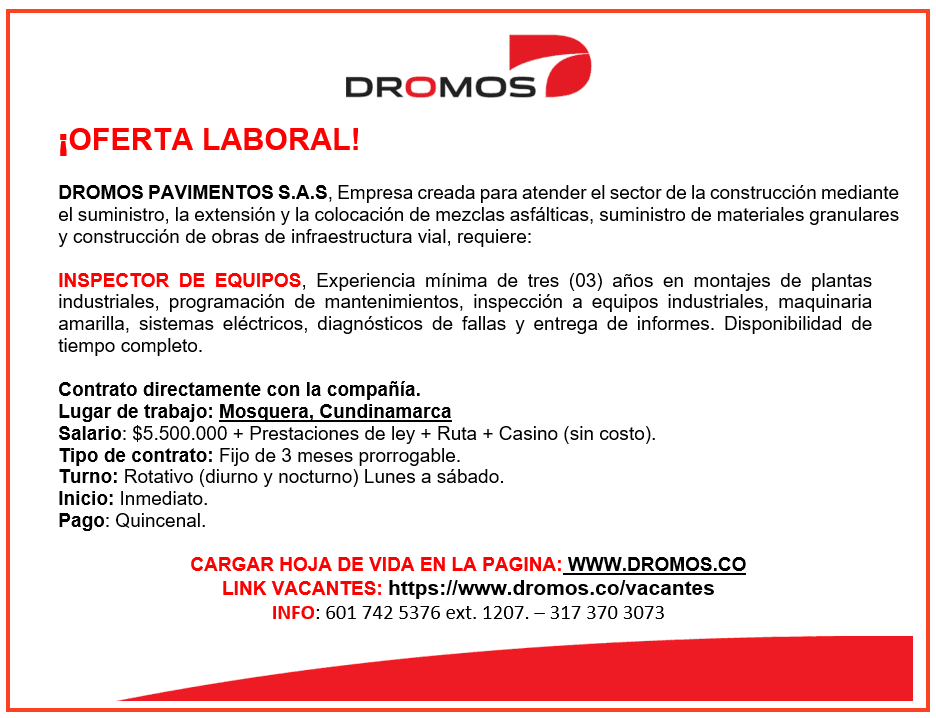 INSPECTOR DE EQUIPOS
